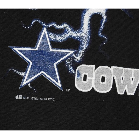 Vintage Dallas Cowboys Bulletin Athletic Canada AOP All Over Print T-Shirt OSFA - Picture 7 of 9